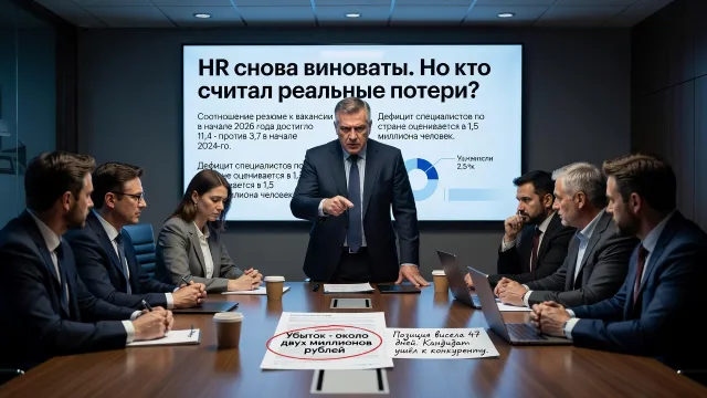 HR снова виноваты. Но кто считал реальные потери?